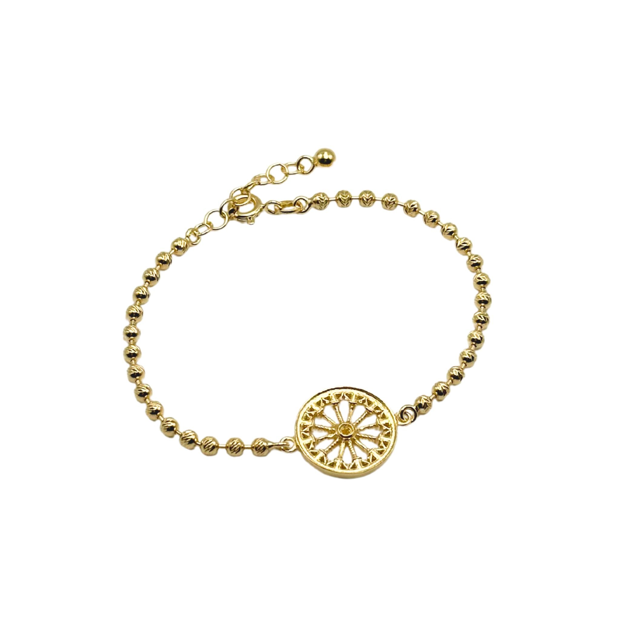 Bracciale In Silicone Soft Touch Con Chiusura A Scatto In Ottone Rodiato