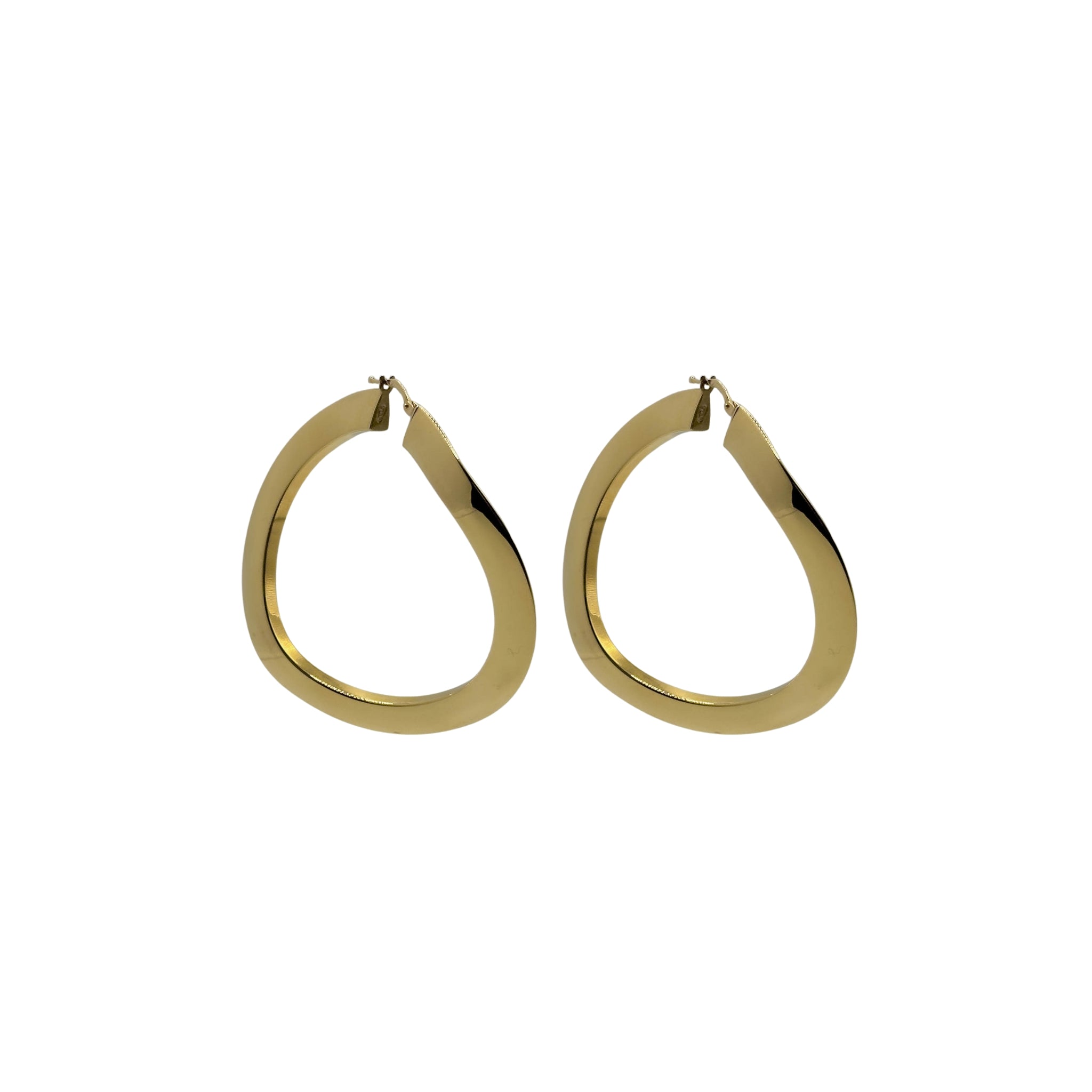Orecchini Cerchi Onda Oro - Concept Store