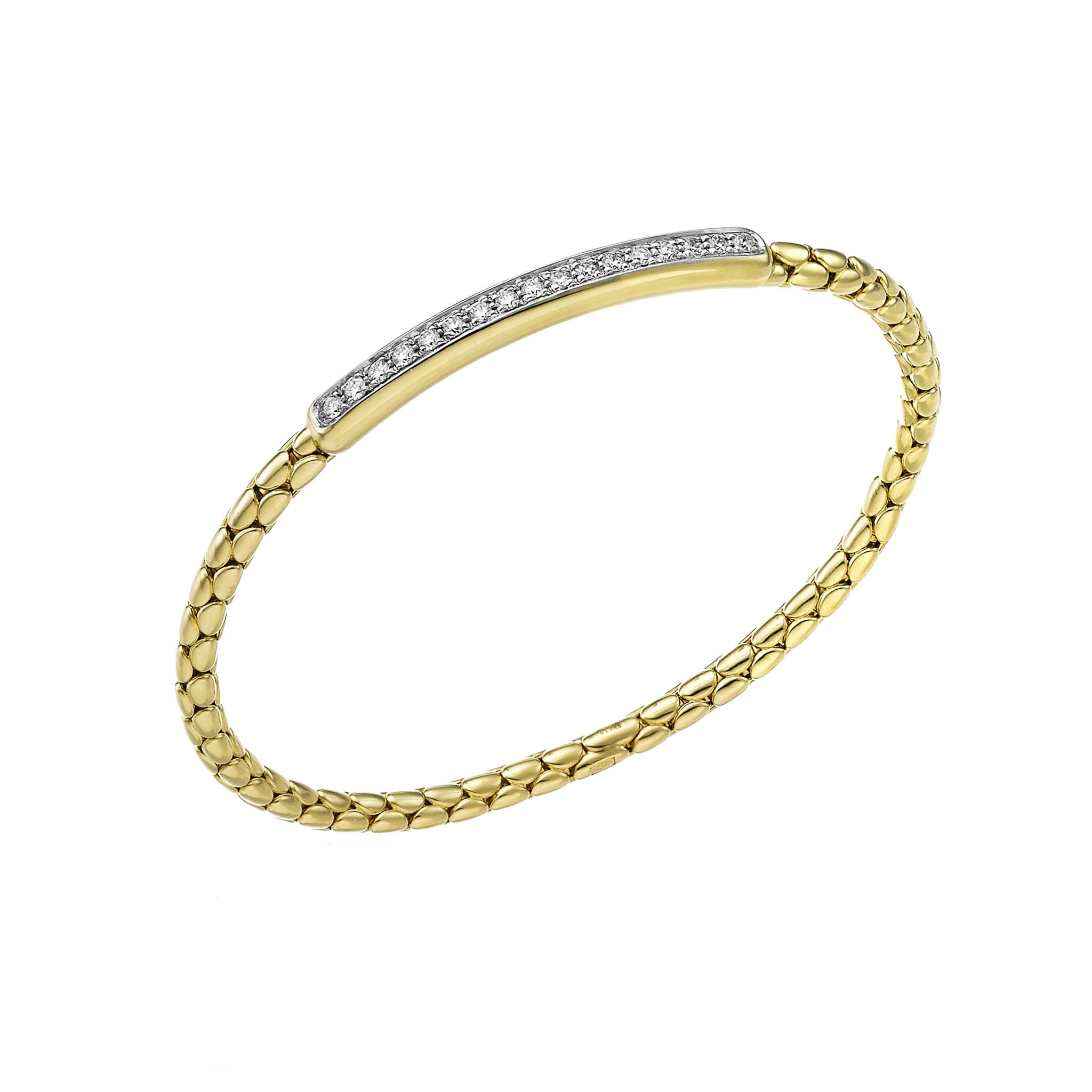Bracciale Perlée couleurs, 5 file, modello piccolo Oro giallo 750/1000 Bracciale Perlée couleurs, 5 file, modello piccolo Oro giallo 750/1000