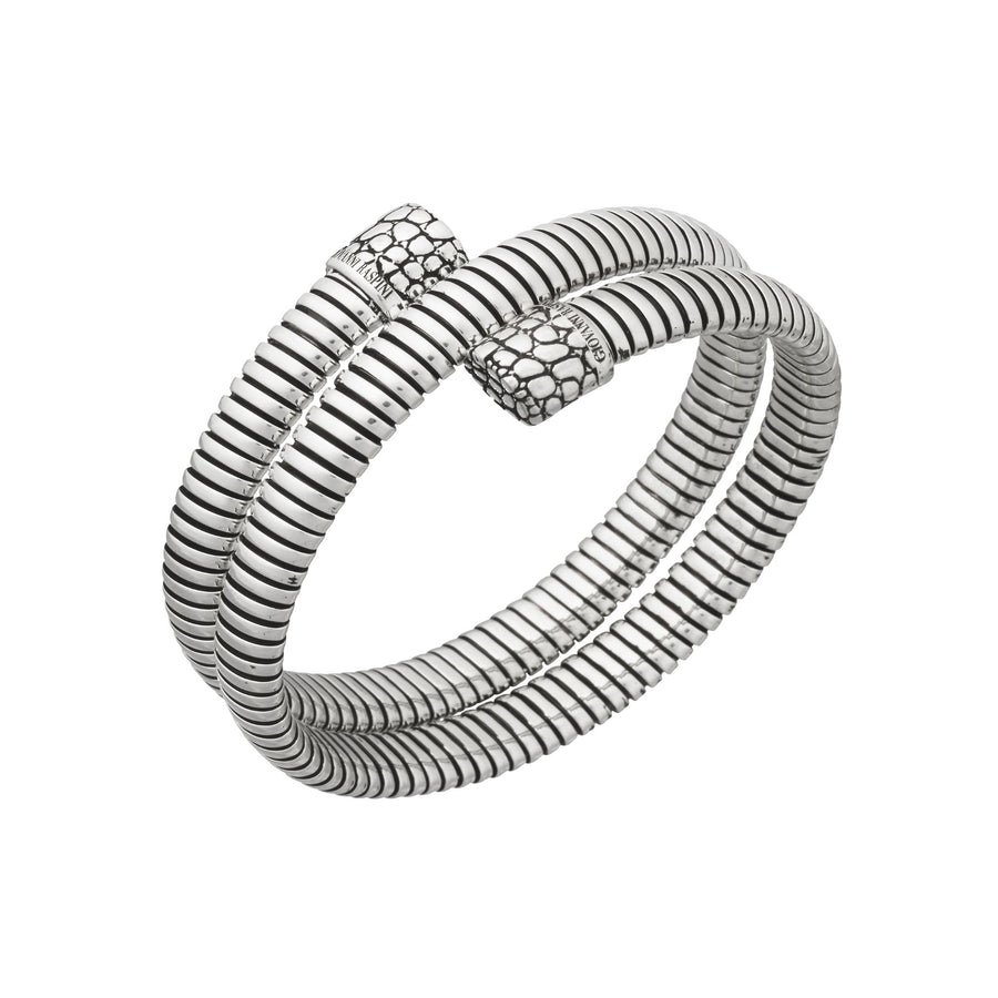 Bracciale Tubogas Croco Doppio