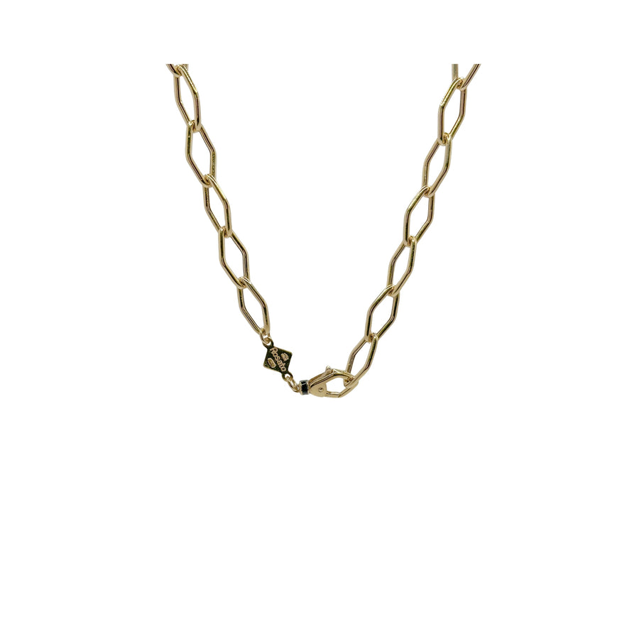 Collana maglia rombo in oro giallo