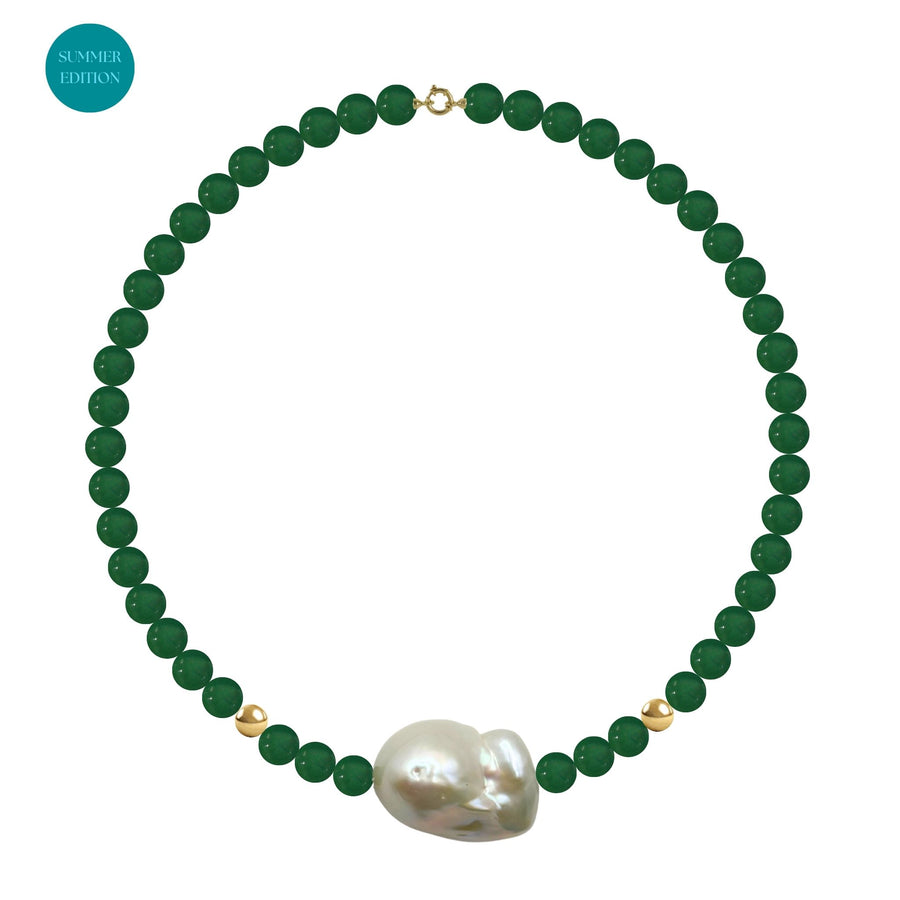 Core a Core collana - Agata Verde