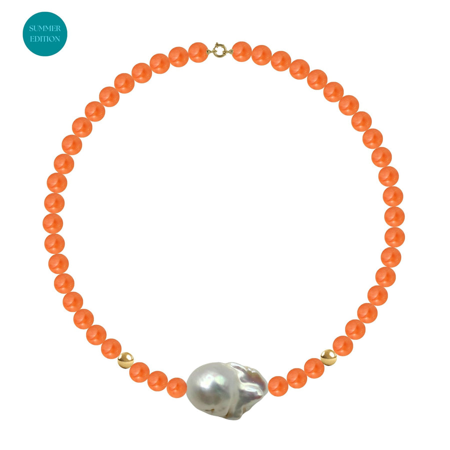 Core a Core collana - Corallo Rosa
