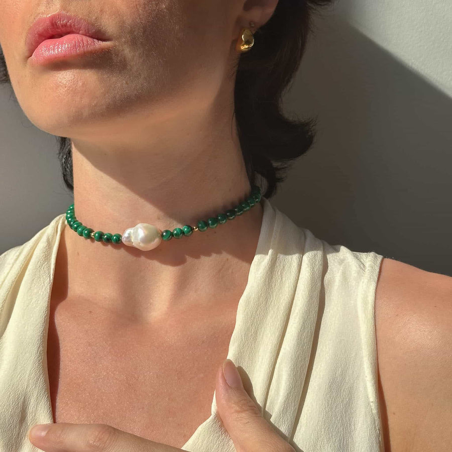 Core a Core collana - Malachite