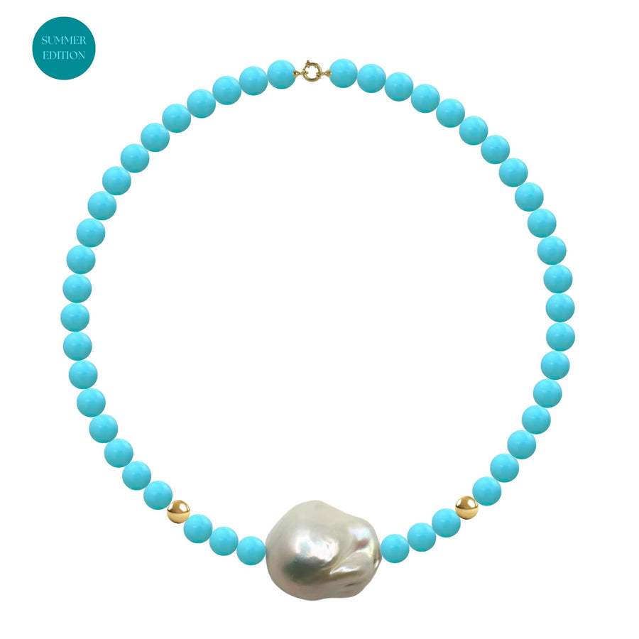 Core a Core collana - Pasta di Turchese